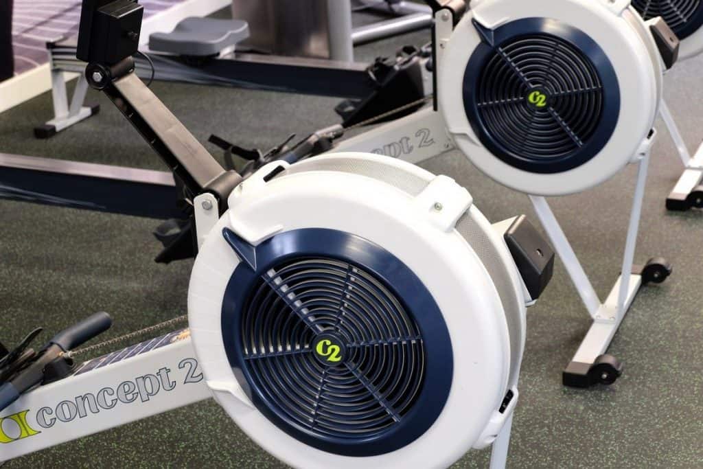 Image of a concept2 rowing machine