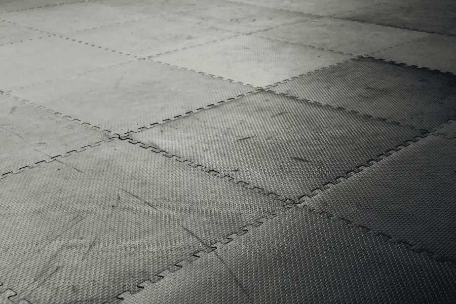 Image of foam tiles as a gym floor