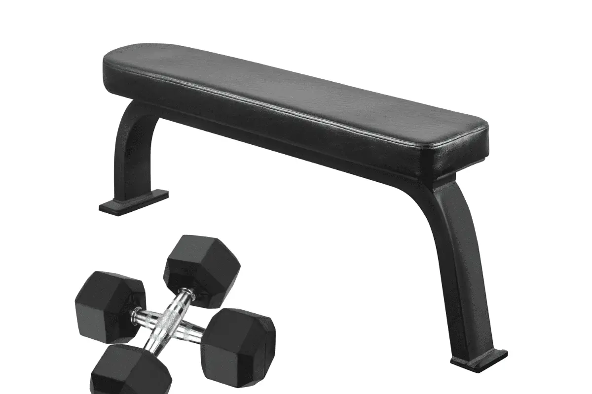 Image of a fixed weightlifting bench